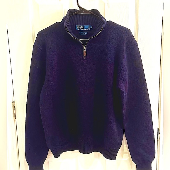 Ralph Lauren Polo quarter zip sweater - Picture 1 of 4